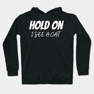 Hold On I See A Cat Hoodie